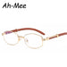 Polygon sunglasses - 2024 houten frames uv400 zonnebril - Voor vrouwen en mannen - Bivakshop
