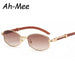 Polygon sunglasses - 2024 houten frames uv400 zonnebril - Voor vrouwen en mannen - Bivakshop