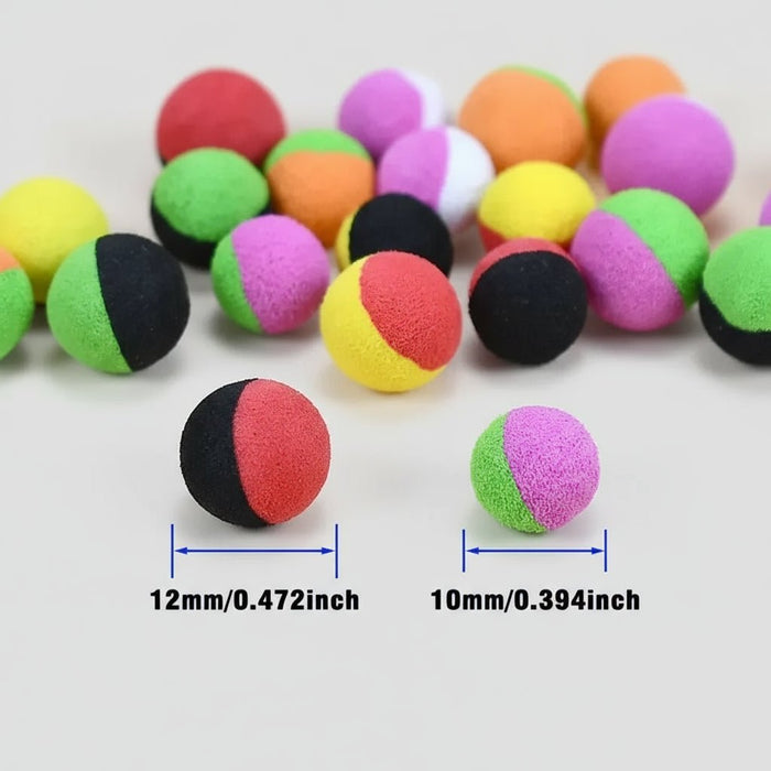 Pop - Up Hookbaits Kit (14 Stuks) – Multi - Size Foam voor Rig Presentation - Bivakshop