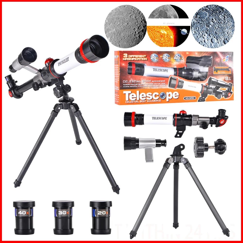 Professionele astronomische telescoop voor kinderen & studenten - Hoogvermogen - Bivakshop