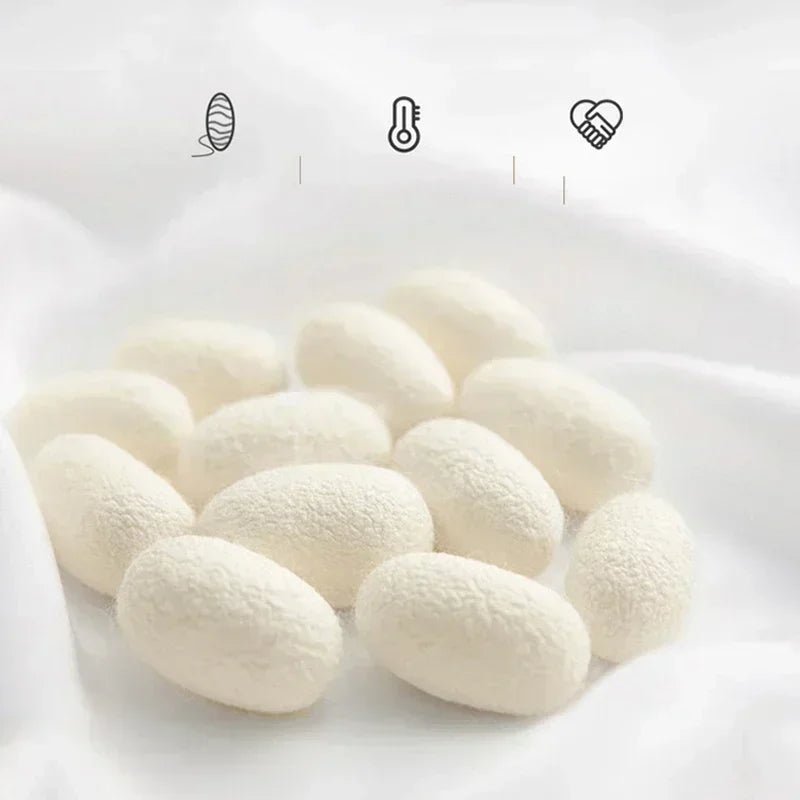 Pure natuurlijke moerbeizijde dekbed - Luxe comfort voor alle seizoenen - Bivakshop