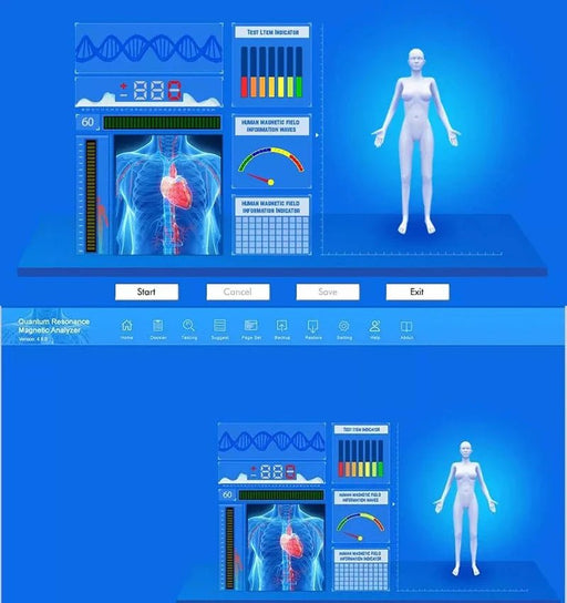 Quantum magnetic resonance body analyzer – 54 Gezondheidsrapporten – Volledige lichaamsscan - Bivakshop