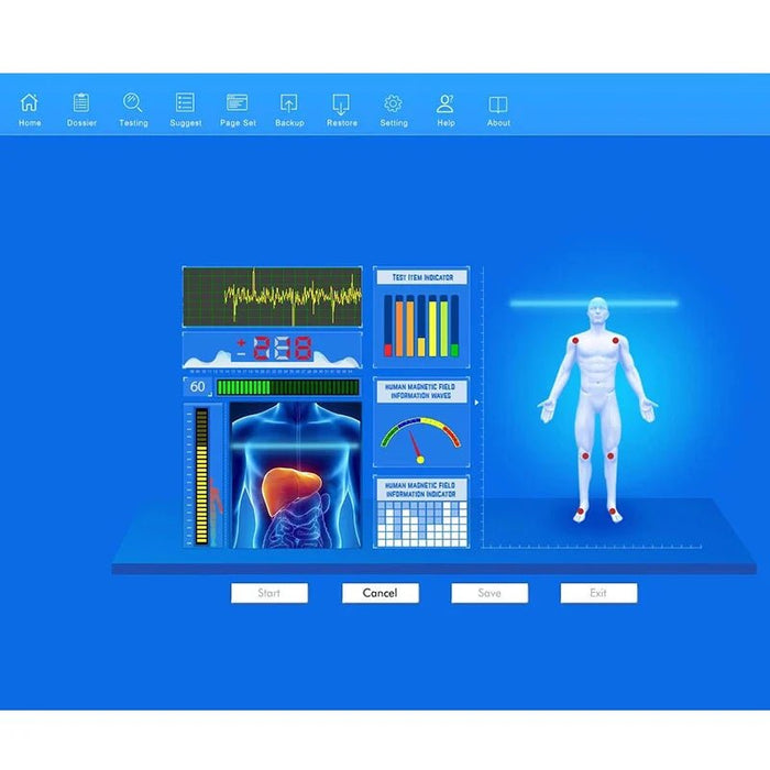 Quantum resonance magnetic analyzer - Hand - touch lichaamsscanner - 52 rapporten voor subgezondheidstest - Bivakshop