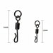 Quick Change Swivels (20x) met Solide Ring – End Tackle - Bivakshop