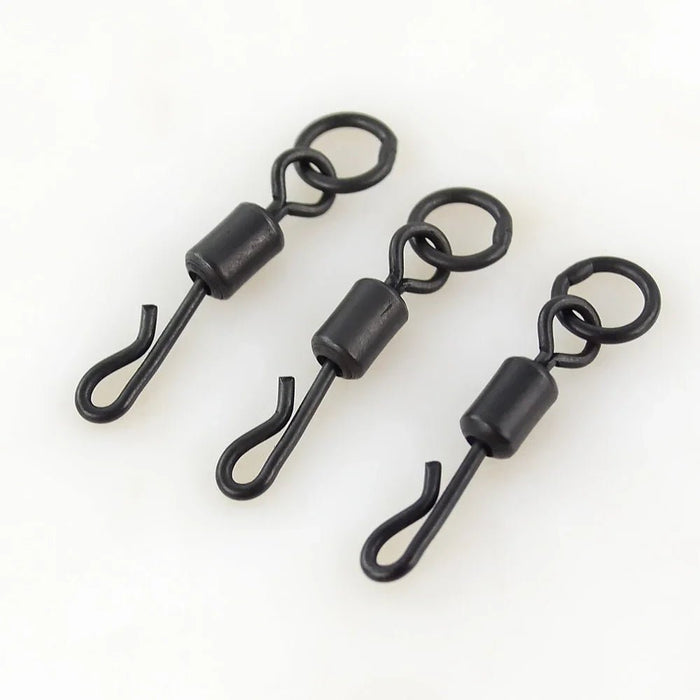 Quick Change Swivels (20x) met Solide Ring – End Tackle - Bivakshop
