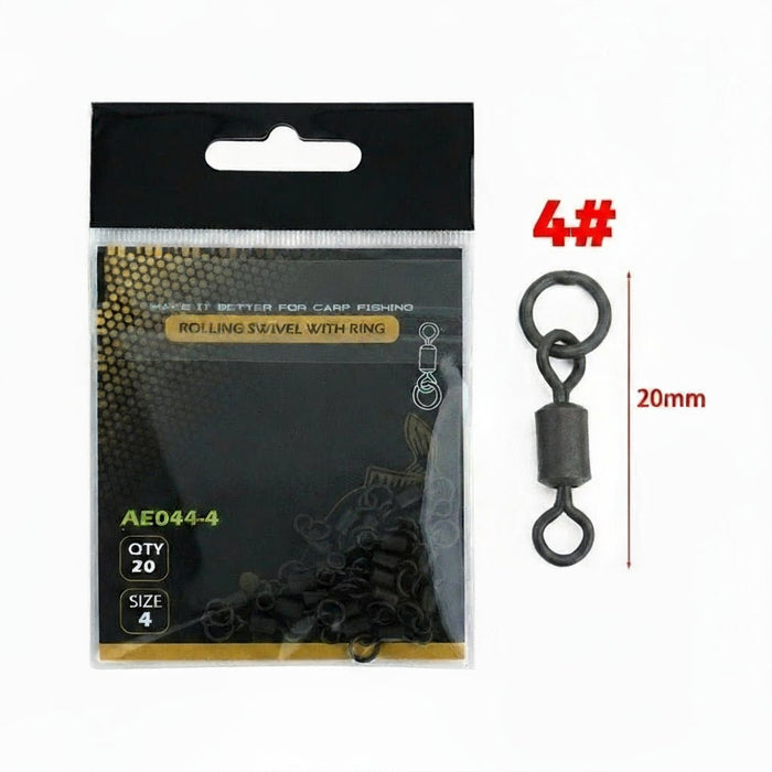 Quick Change Swivels (20x) – Snaps met Solid Ring - Bivakshop