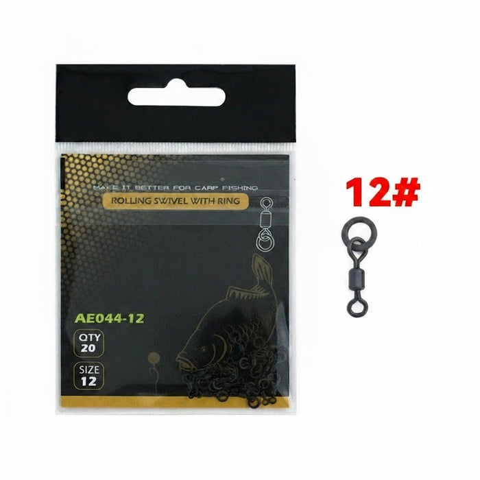 Quick Change Swivels (20x) – Snaps met Solid Ring - Bivakshop