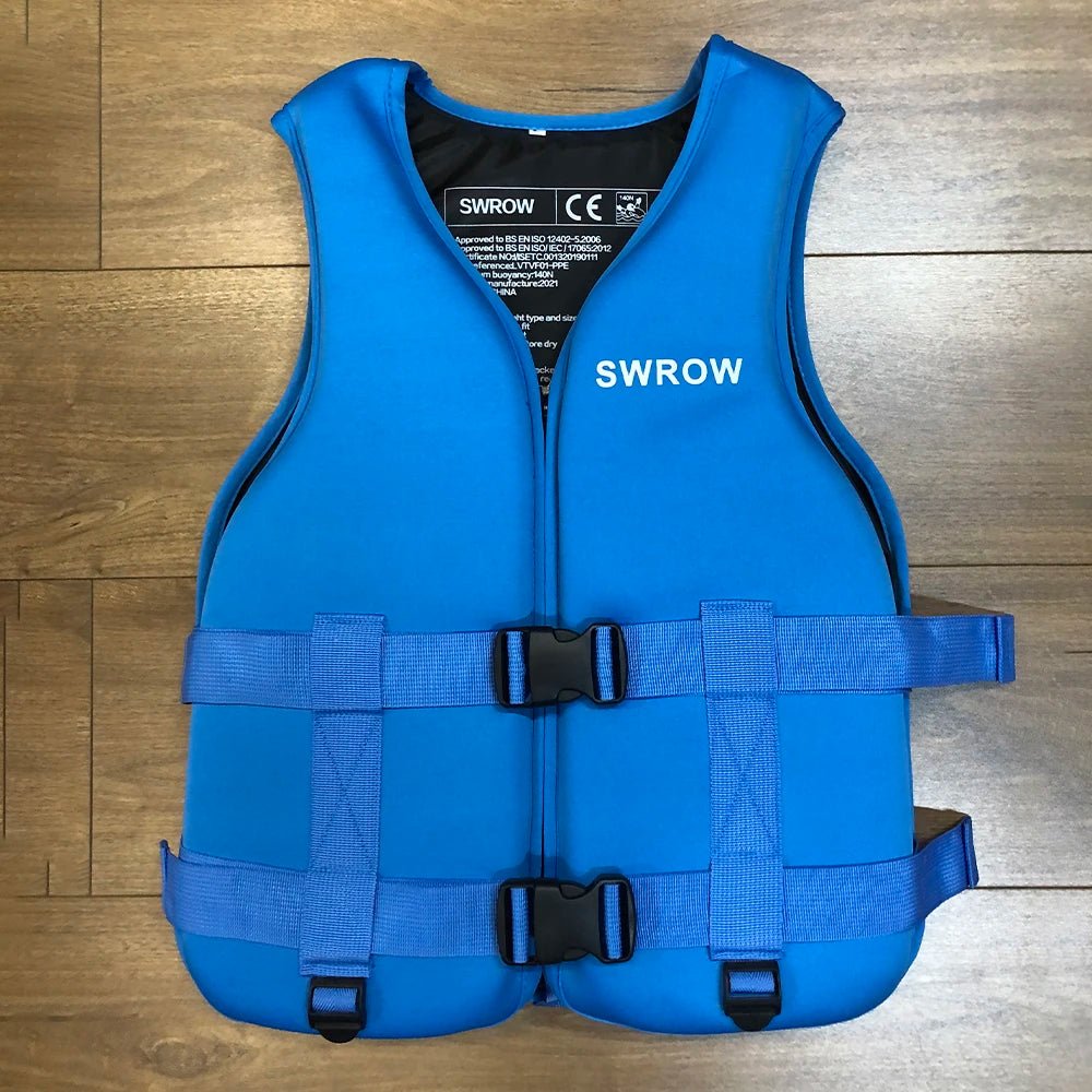 Reddingsvest voor heren – Verstelbaar drijfhulpmiddel voor zwemmen, varen & watersporten - Bivakshop