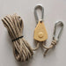 Reflecterend winddicht tenttouw – Verstelbare lanyard met gesp & katrol voor outdoor kamperen - Bivakshop