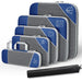 Reisset compressie organizers 6 - delig – lichtgewicht – met schoenentas - Bivakshop