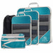Reisset compressie organizers 6 - delig – lichtgewicht – met schoenentas - Bivakshop