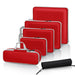 Reisset compressie organizers 6 - delig – lichtgewicht – met schoenentas - Bivakshop