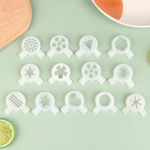 Reserveonderdeel ijsroom modeldeksels - Magic shape caps - Softijsmachine fittingen 29mm binnendiameter - Bivakshop
