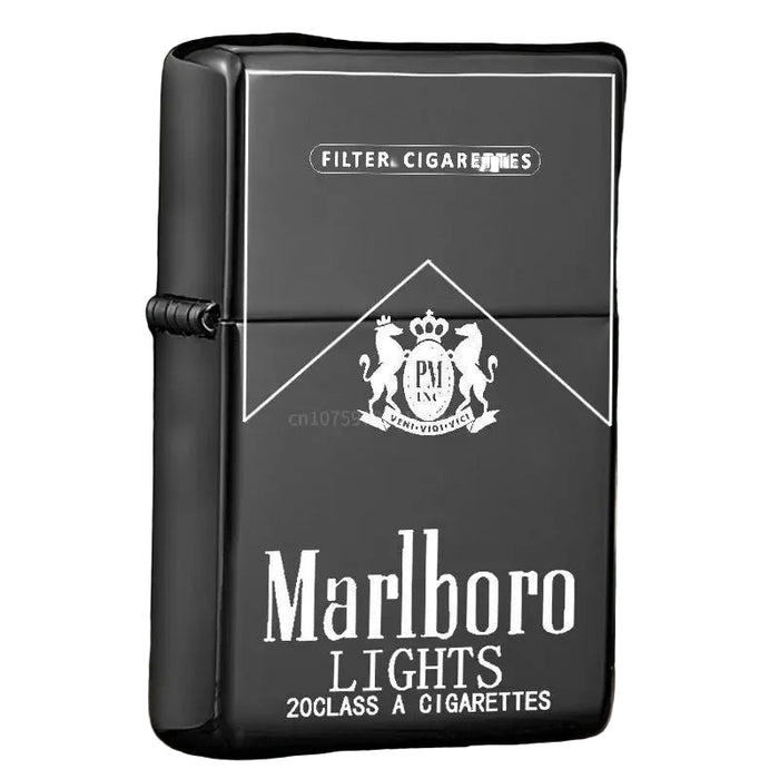 Retro Messing Kerosine Aansteker – Winddicht Slijpwielmechanisme – Klassieke Vintage Gadget - Bivakshop