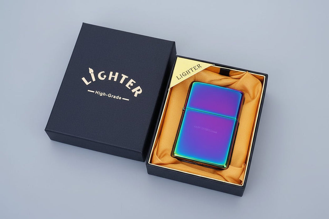 Retro Messing Kerosine Aansteker – Winddicht Slijpwielmechanisme – Klassieke Vintage Gadget - Bivakshop