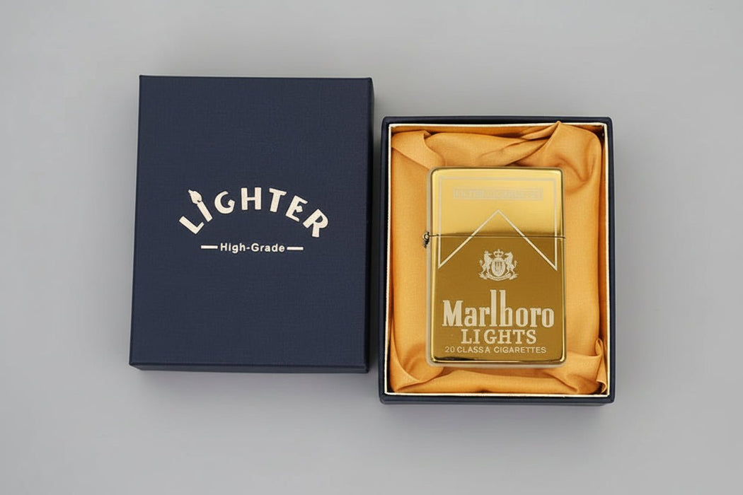 Retro Messing Kerosine Aansteker – Winddicht Slijpwielmechanisme – Klassieke Vintage Gadget - Bivakshop