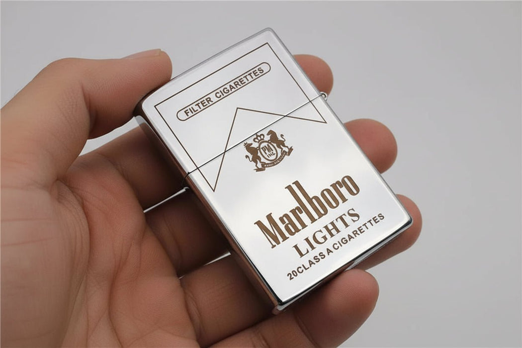 Retro Messing Kerosine Aansteker – Winddicht Slijpwielmechanisme – Klassieke Vintage Gadget - Bivakshop