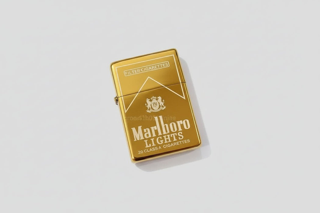 Retro Messing Kerosine Aansteker – Winddicht Slijpwielmechanisme – Klassieke Vintage Gadget - Bivakshop