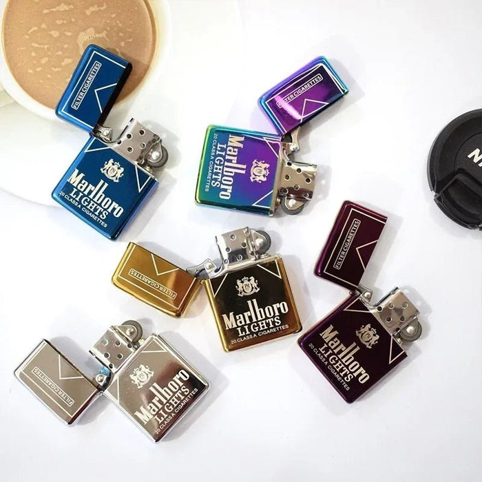 Retro Messing Kerosine Aansteker – Winddicht Slijpwielmechanisme – Klassieke Vintage Gadget - Bivakshop