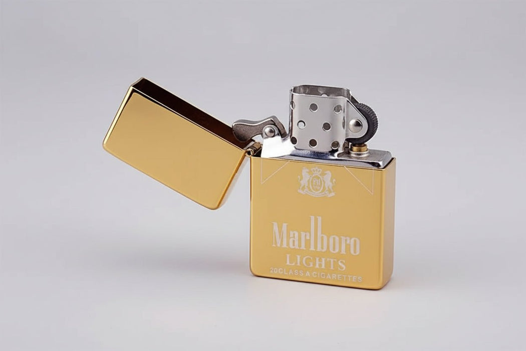 Retro Messing Kerosine Aansteker – Winddicht Slijpwielmechanisme – Klassieke Vintage Gadget - Bivakshop