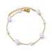Roestvrijstalen evil eye armband - Dames emaille ketting - Zomer strandvoet sieraad 2024 - Bivakshop