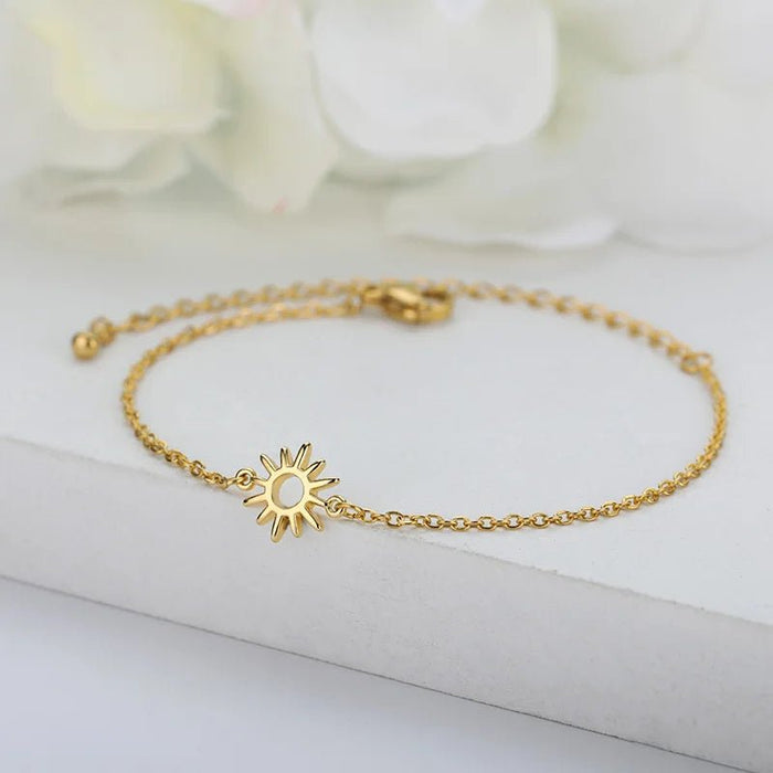 Roestvrijstalen evil eye armband - Dames emaille ketting - Zomer strandvoet sieraad 2024 - Bivakshop