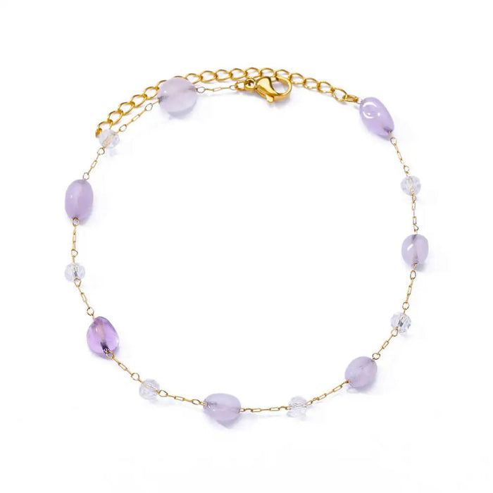 Roestvrijstalen evil eye armband - Dames emaille ketting - Zomer strandvoet sieraad 2024 - Bivakshop