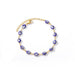 Roestvrijstalen evil eye armband - Dames emaille ketting - Zomer strandvoet sieraad 2024 - Bivakshop