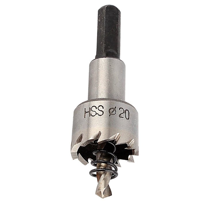 Roestvrijstalen gatenzaag - 30mm heavy - duty metaalboor - HSS centerboor voor staal en metaalbewerking - Bivakshop