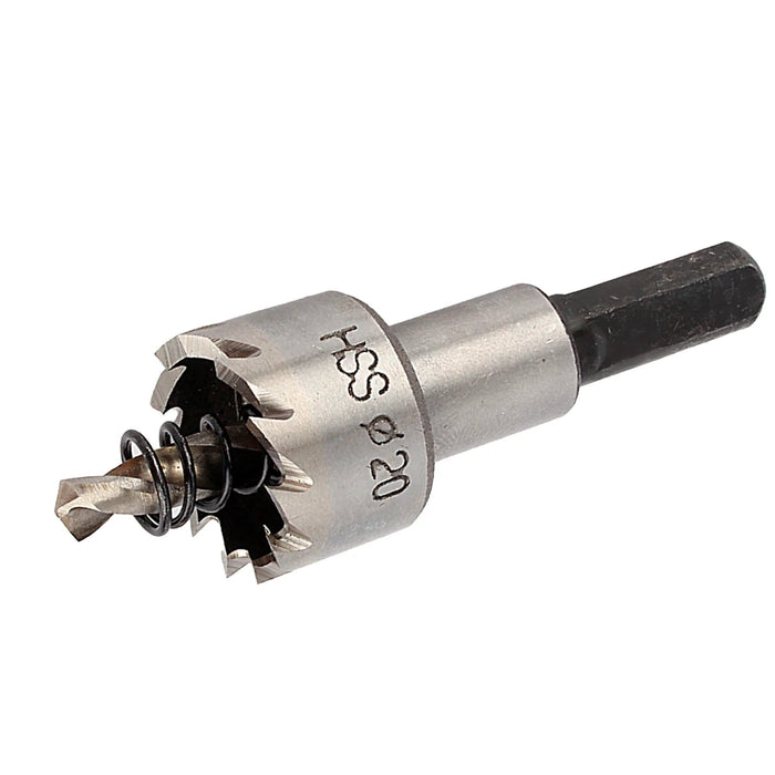 Roestvrijstalen gatenzaag - 30mm heavy - duty metaalboor - HSS centerboor voor staal en metaalbewerking - Bivakshop