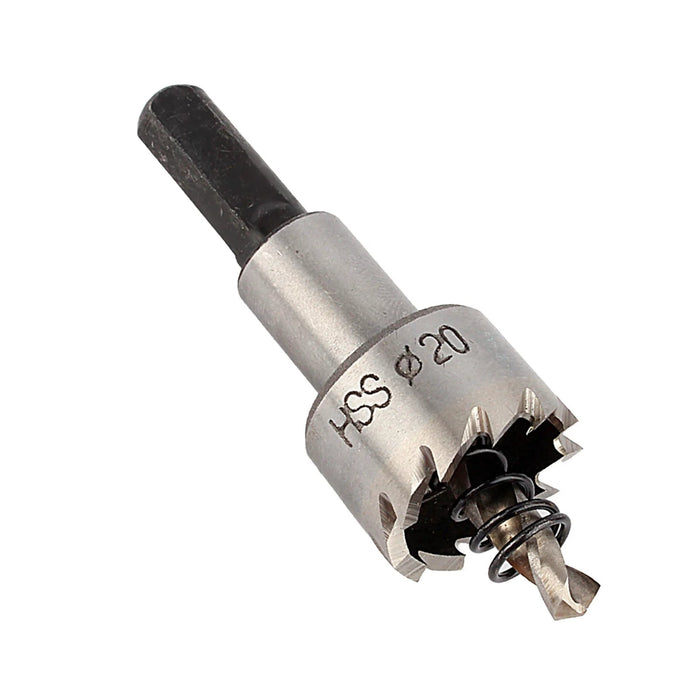 Roestvrijstalen gatenzaag - 30mm heavy - duty metaalboor - HSS centerboor voor staal en metaalbewerking - Bivakshop