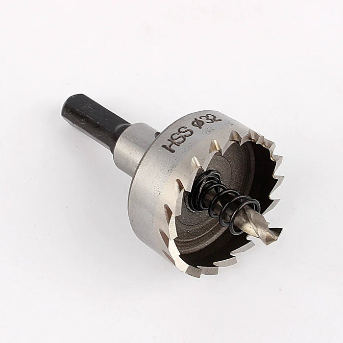 Roestvrijstalen gatenzaag - 30mm heavy - duty metaalboor - HSS centerboor voor staal en metaalbewerking - Bivakshop