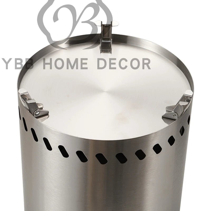 Roestvrijstalen Mini Houtkachel – Draagbare Campingkachel – Outdoor bonfire furnace 22cm - Bivakshop