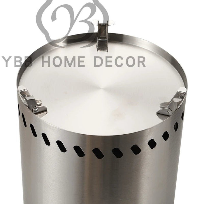 Roestvrijstalen Mini Houtkachel – Draagbare Campingkachel – Outdoor bonfire furnace 22cm - Bivakshop