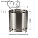Roestvrijstalen Mini Houtkachel – Draagbare Campingkachel – Outdoor bonfire furnace 22cm - Bivakshop