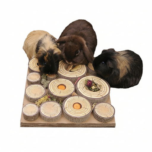 Rosewood Maze - A - Log Treat Challenge – Interactief Zoek - & Knaagspeelbord - Bivakshop
