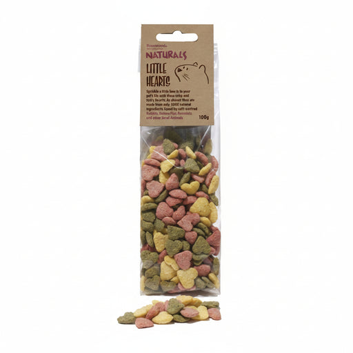 Rosewood - Naturals Little Hearts - Alfalfa & Rode Biet (100 gr) - Bivakshop