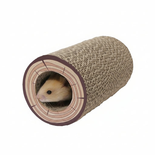 Rosewood - Shred - A - Log Gevlochten Tunnel - Speeltunnel (18x9,5 cm) - Bivakshop