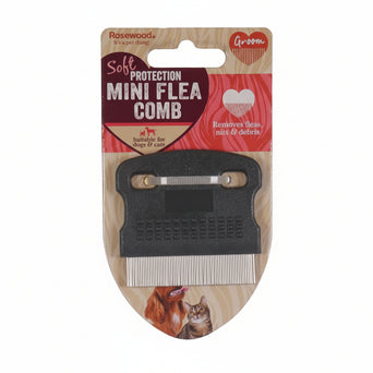 Rosewood - Vlooienkam Mini - 6 cm - Bivakshop