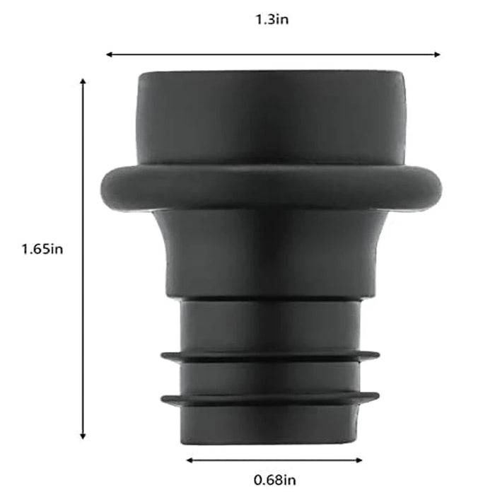 Rubberen Wijnstopper – Vacuümpomp Compatibel – Houdt Wijn Langer Vers - Bivakshop