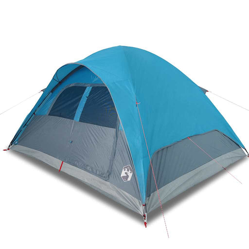 Ruime 6 - Persoons Koepeltent – Blauw – Waterdicht & Duurzaam voor Groepskamperen - Bivakshop