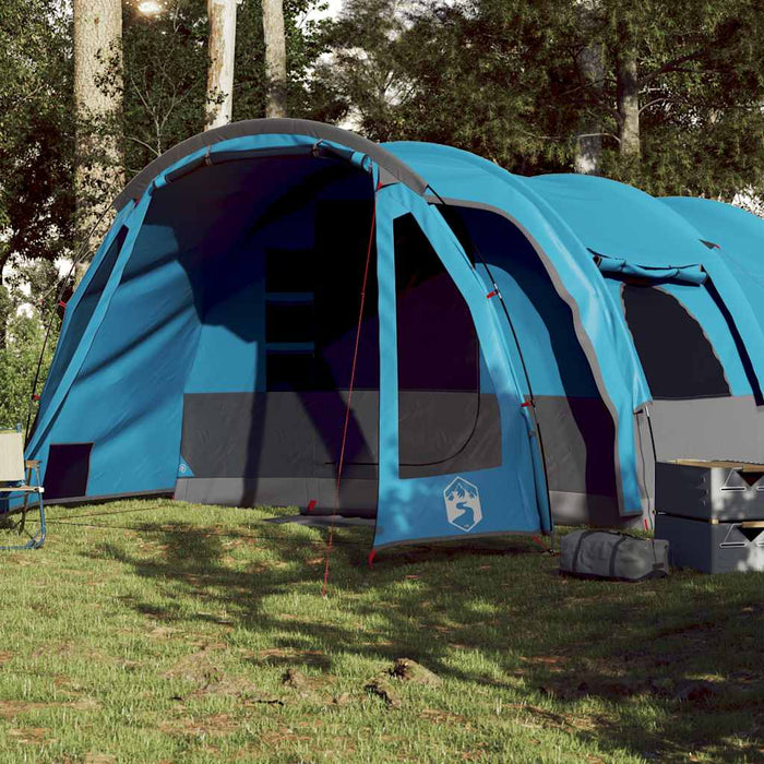 Ruime Gezinstent – Blauw – Waterdicht & Stabiel – 4, 6 of 8 Personen - Bivakshop