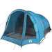 Ruime Gezinstent – Blauw – Waterdicht & Stabiel – 4, 6 of 8 Personen - Bivakshop