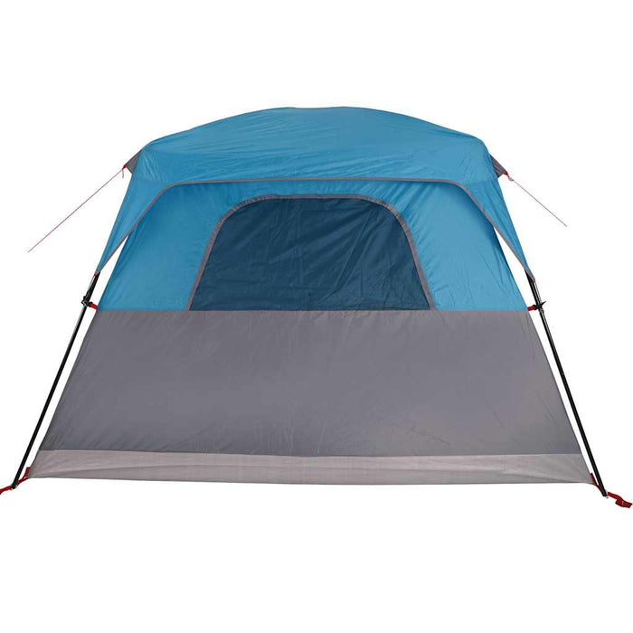 Ruime Gezinstent – Blauw – Waterdicht & Stabiel voor 4 - 6 Personen - Bivakshop