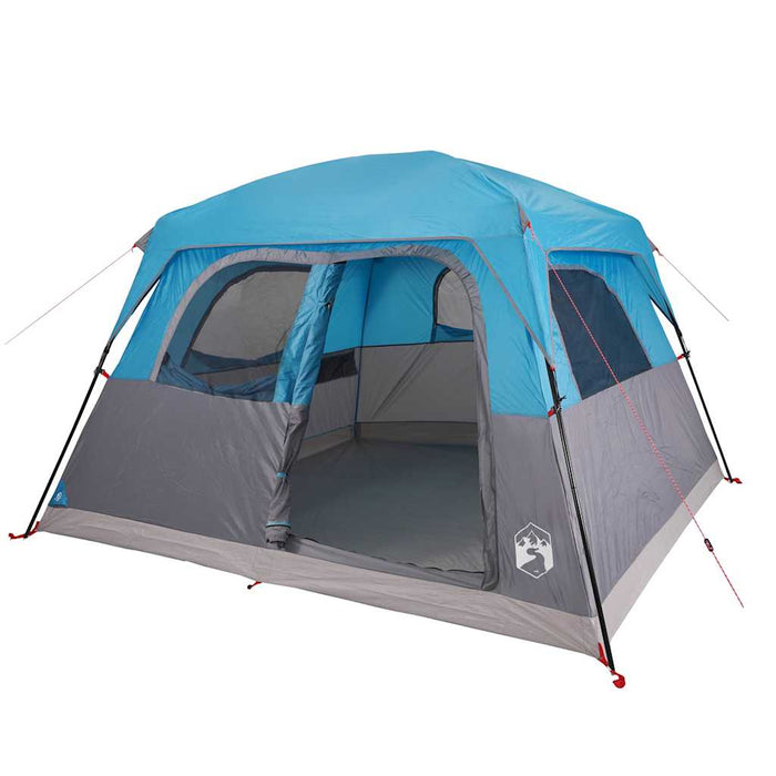 Ruime Gezinstent – Blauw – Waterdicht & Stabiel voor 4 - 6 Personen - Bivakshop