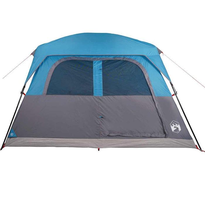 Ruime Gezinstent – Blauw – Waterdicht & Stabiel voor 4 - 6 Personen - Bivakshop