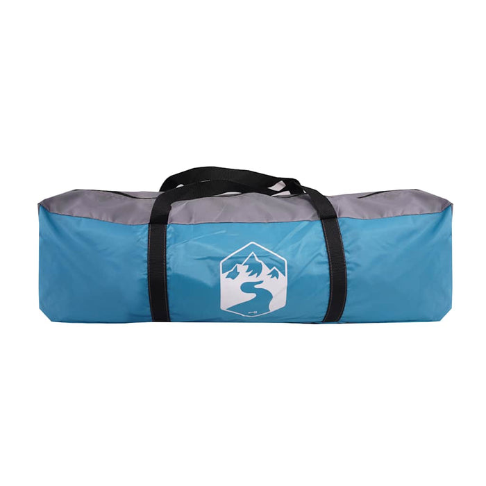 Ruime Gezinstent – Blauw – Waterdicht & Stabiel voor 4 - 6 Personen - Bivakshop