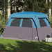 Ruime Gezinstent – Blauw – Waterdicht & Stabiel voor 4 - 6 Personen - Bivakshop