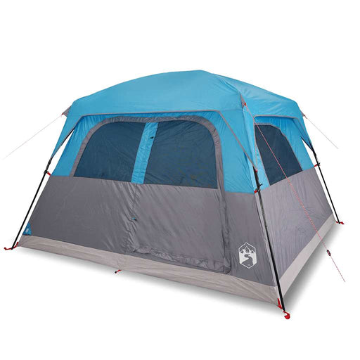 Ruime Gezinstent – Blauw – Waterdicht & Stabiel voor 4 - 6 Personen - Bivakshop