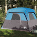 Ruime Gezinstent – Blauw – Waterdicht & Stabiel voor 4 - 6 Personen - Bivakshop